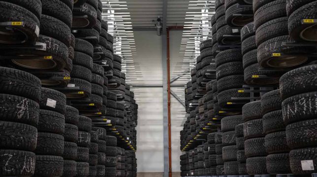 däckhotell hos Hedemora däck och bilservice